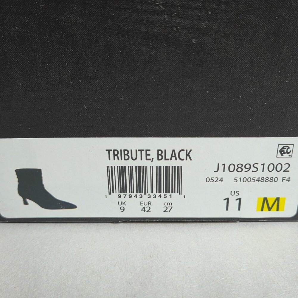 NWT Naturalizer Women's Tribute Black Slouchy Dress Booties - Picture 7 of 8
